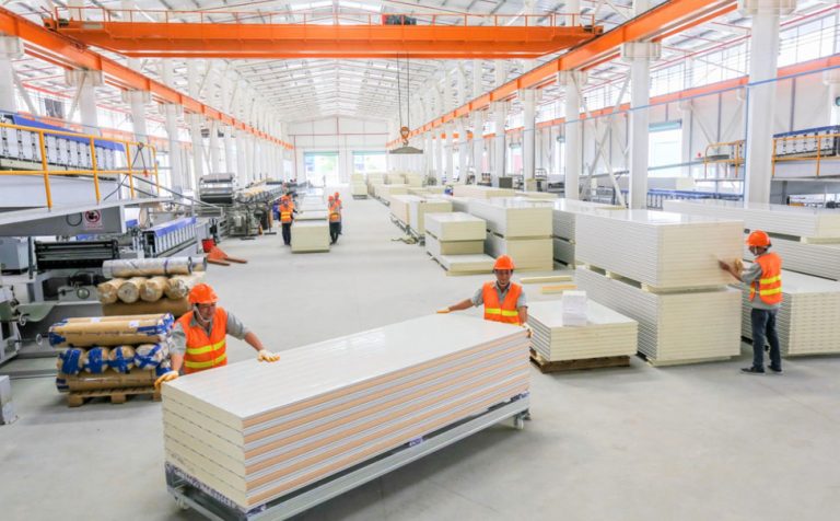 nhà máy sx tấm panel