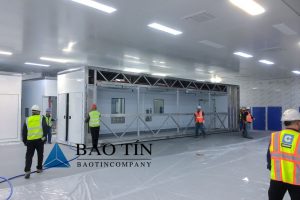 Thi công trần vách panel phòng sạch tại Nam Định