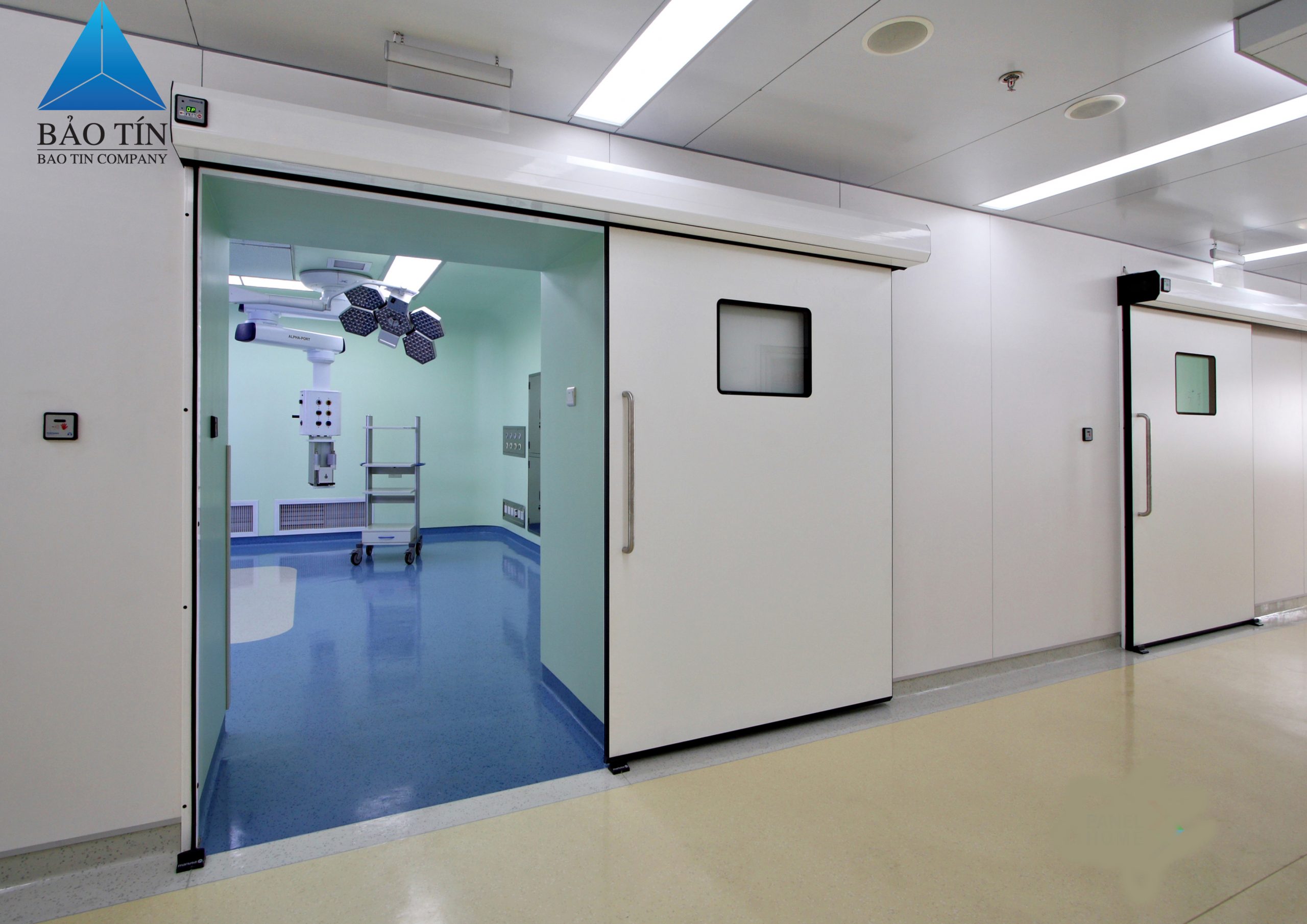 Thi công trần vách panel phòng sạch bệnh viện Thi công trần vách panel phòng sạch bệnh viện