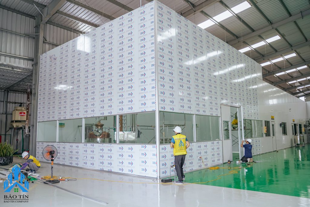 Thi công trần vách panel