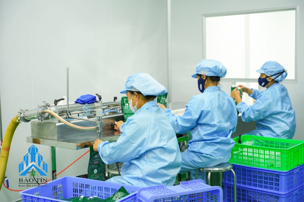  Dự án phòng sạch mỹ phẩm Quốc Oai 
