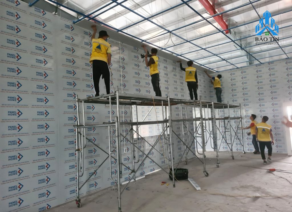 Panel Bảo Tín cam kết thi công đảm bảo tuyệt đối đúng tiến độ