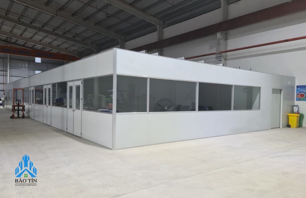 Thi công tấm panel Eps trong nhà xưởng