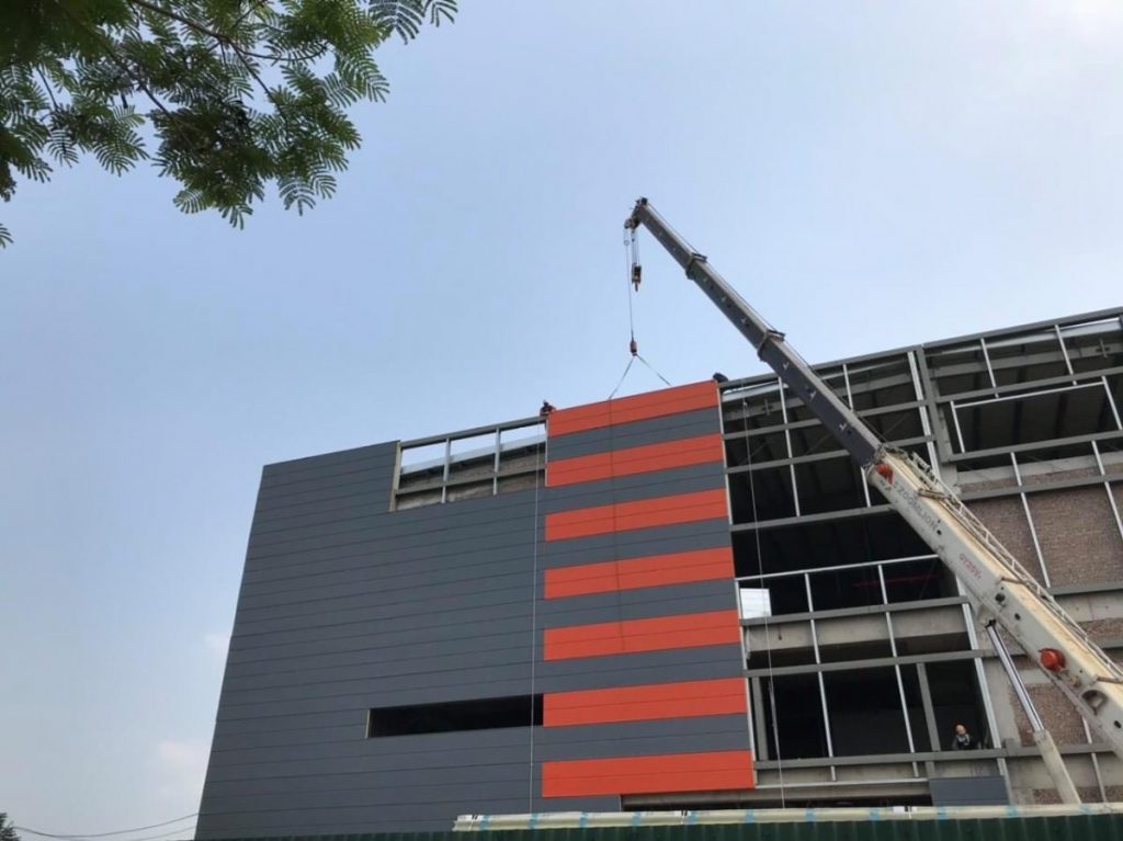 Dự án vách ngăn tôn xốp bắc giang