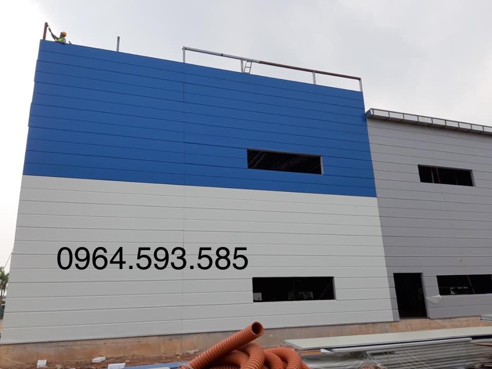 Dự án vách ngăn tôn xốp bắc giang