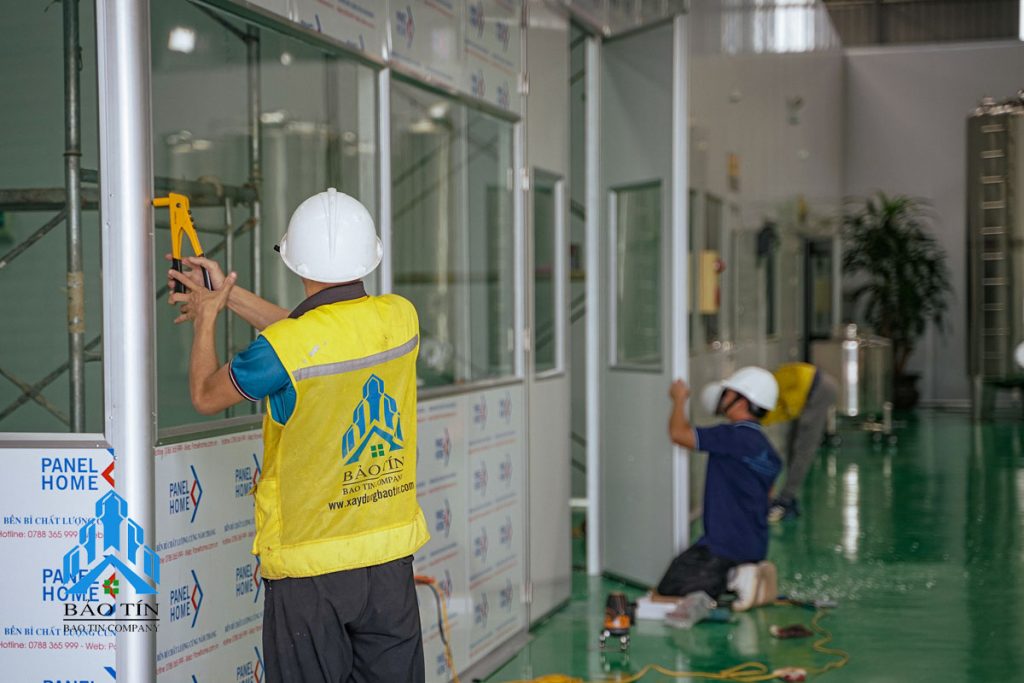 Dự án thi công panel PU nhà máy Vinfat Hải Phòng