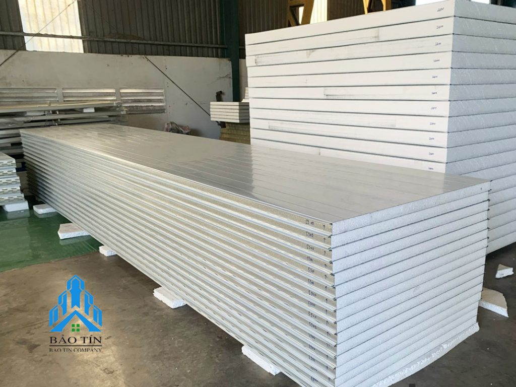 Tấm Panel EPS 3 lớp (tôn + EPS + tôn) – dày 75mm