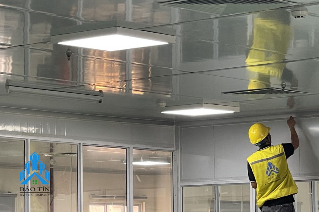 Thi công xưởng sản xuất công ty bánh kẹo Bảo Minh