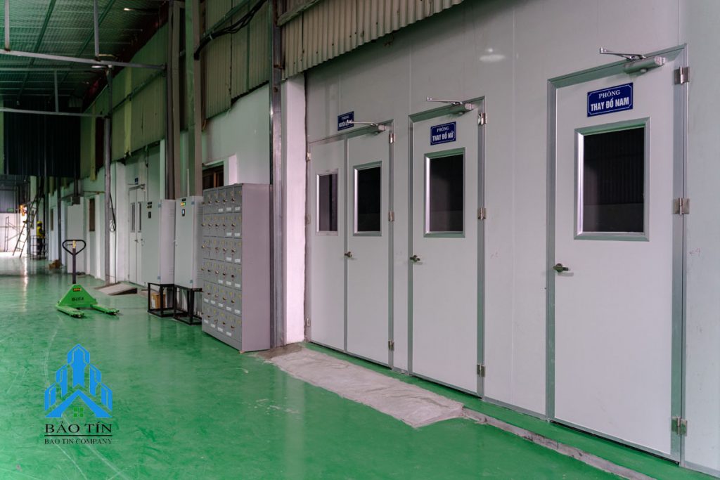 Thi công phòng sạch mỹ phẩm tại Hải Dương