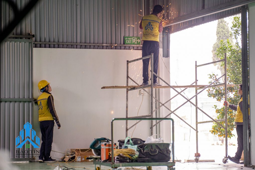 Thi công phòng sạch mỹ phẩm tại Hải Dương