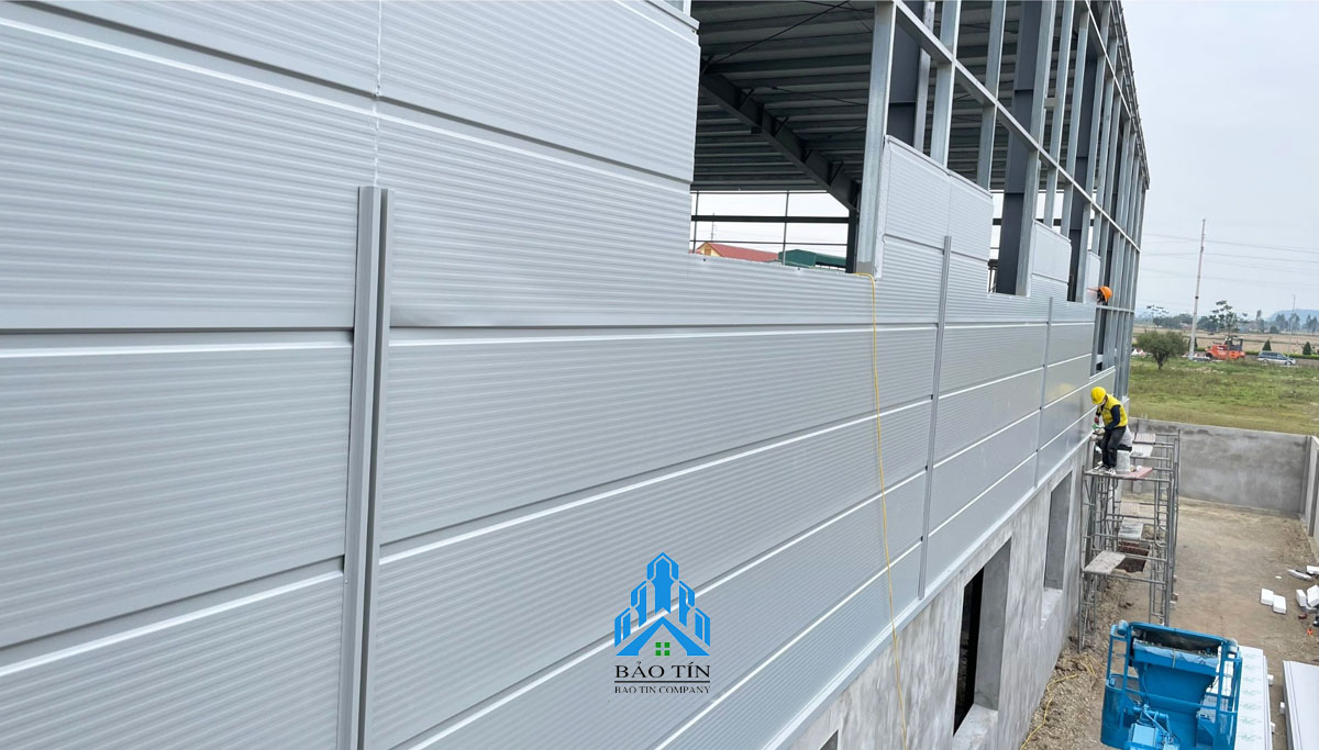 Dự án thi công vách panel ngoài trời