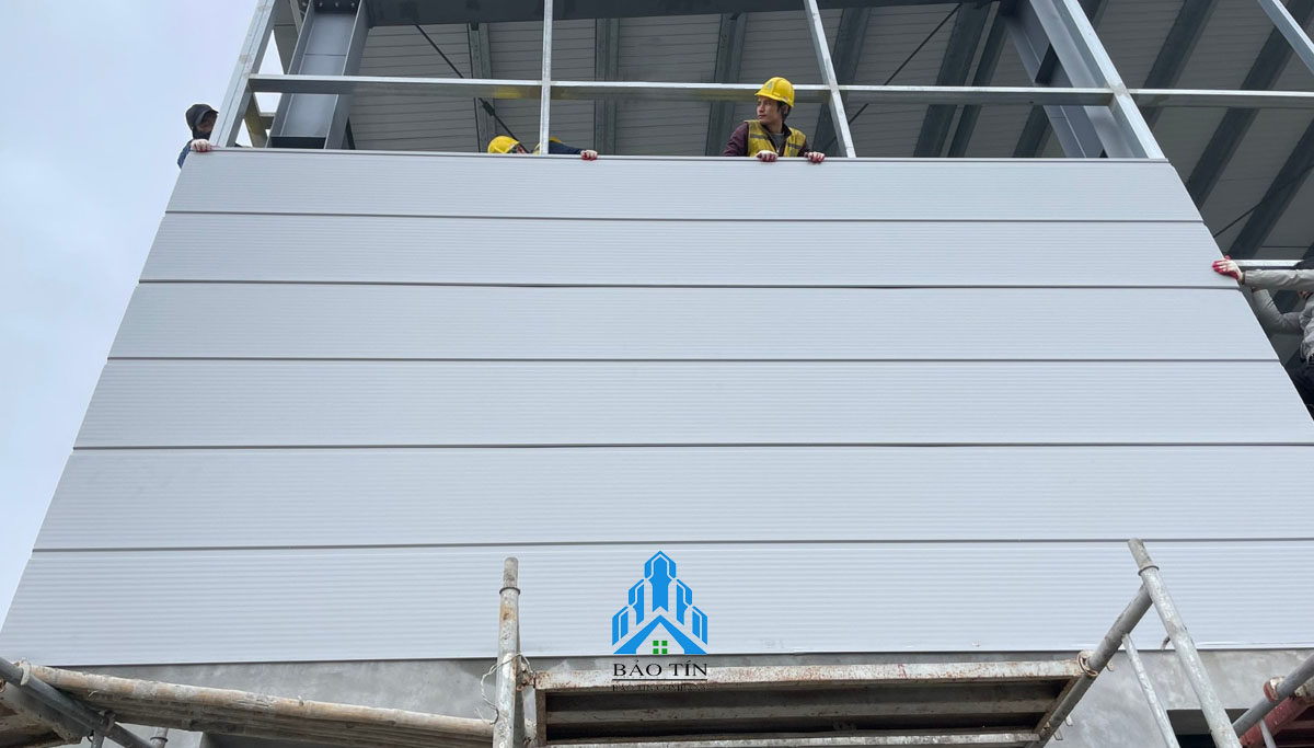 Dự án thi công vách panel ngoài trời