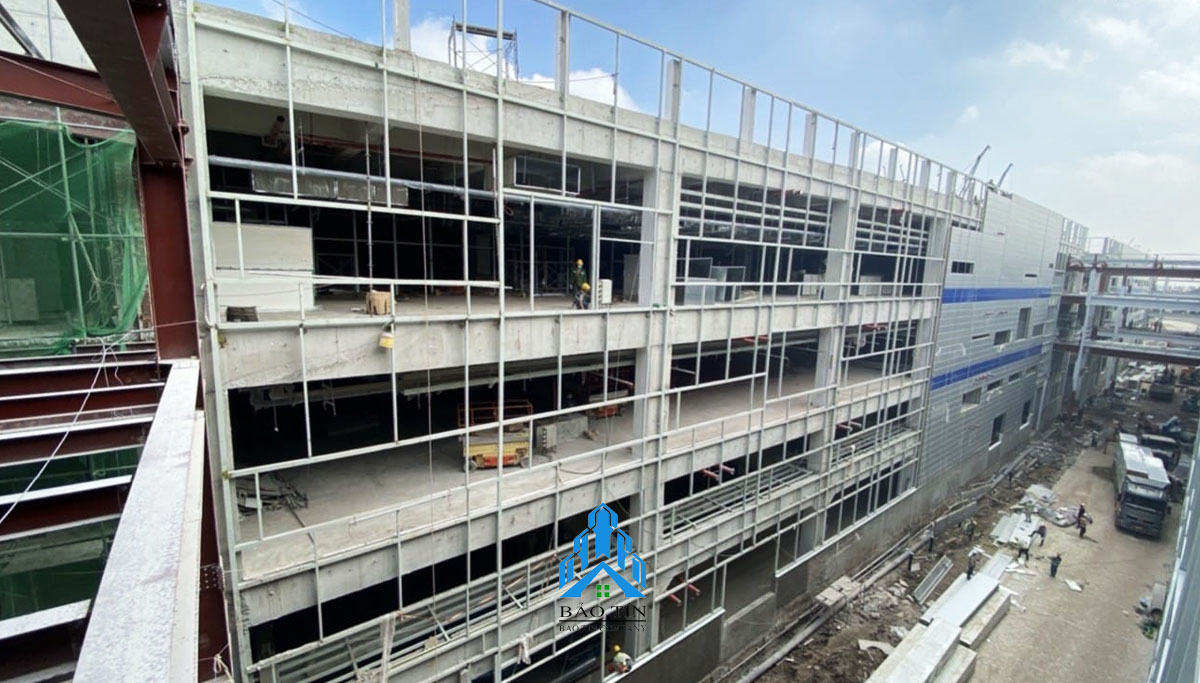 Dự án thi công vách panel ngoài trời