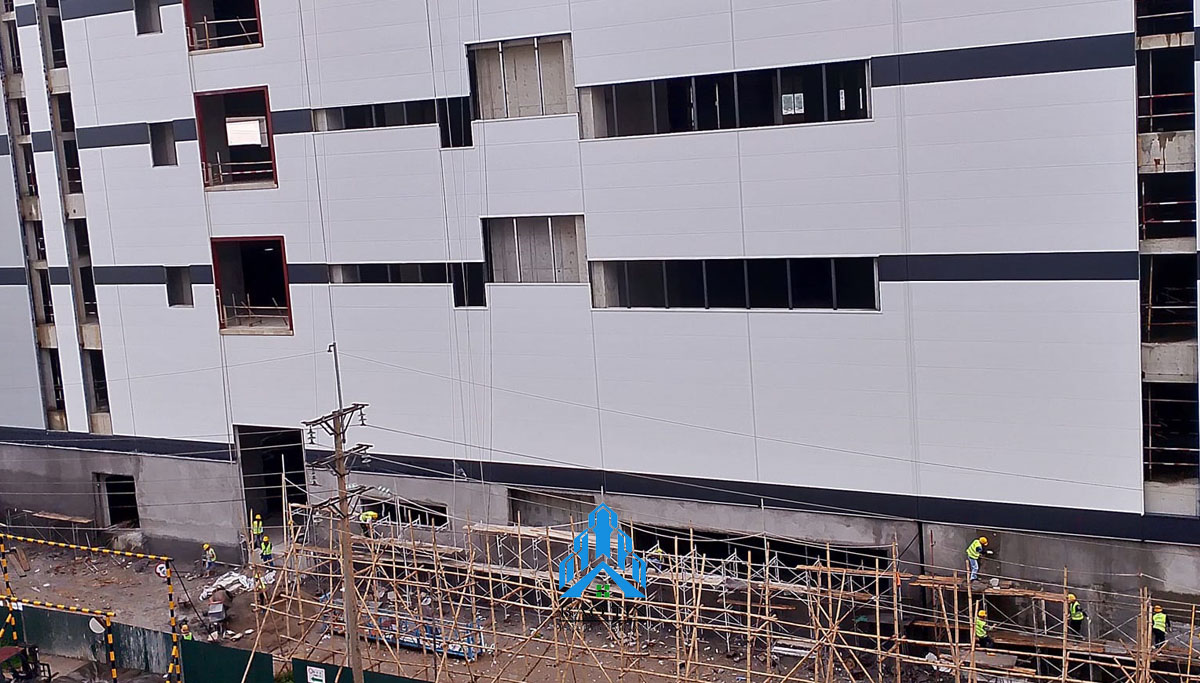 Dự án thi công vách panel ngoài trời