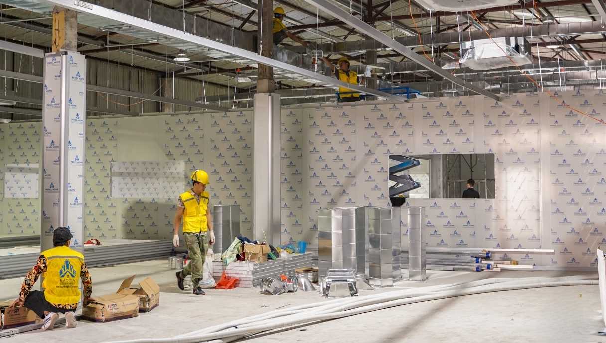 Panel phòng sạch tại Đà Nẵng làm tường, trần và vách ngăn