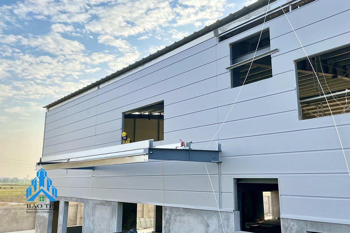 Ứng dụng thi công panel tại Đồng Nai trong nhà xưởng, nhà máy