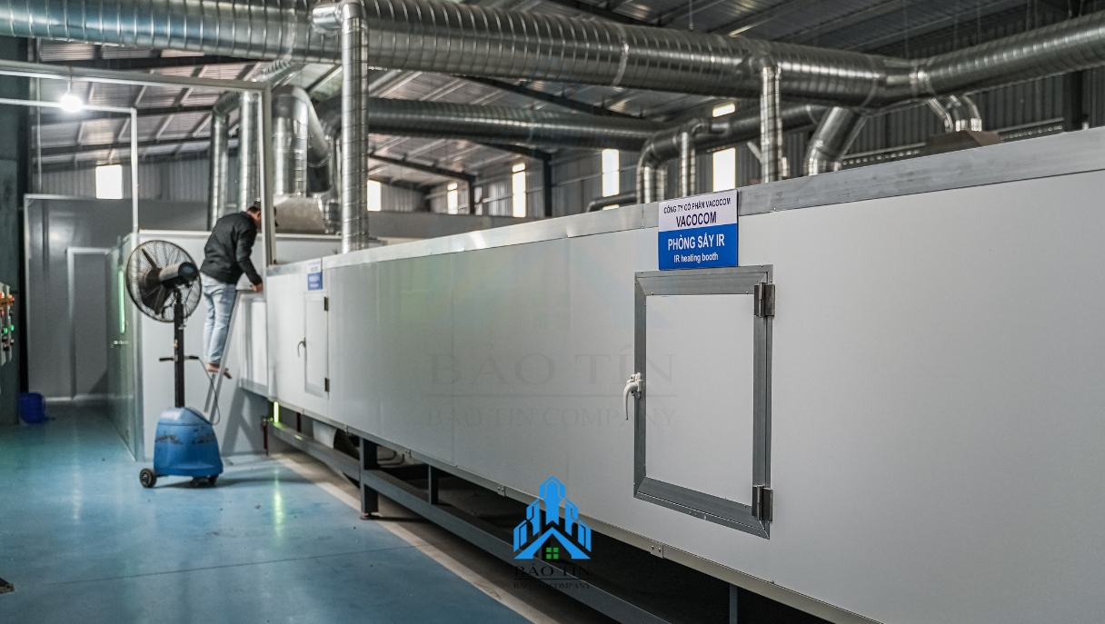 Hình ảnh thực tế công trình panel sử dụng tấm panel bông khoáng