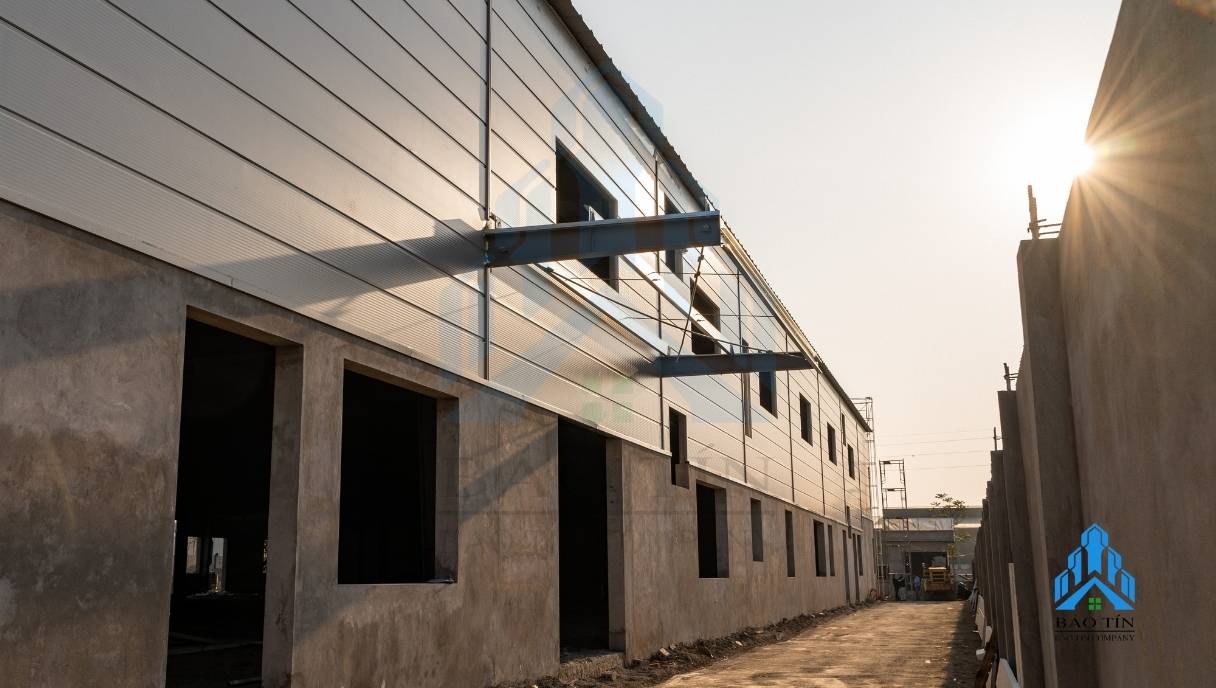 Đặc điểm nổi bật của vách panel nhà xưởng: cách nhiệt, cách âm, chống cháy