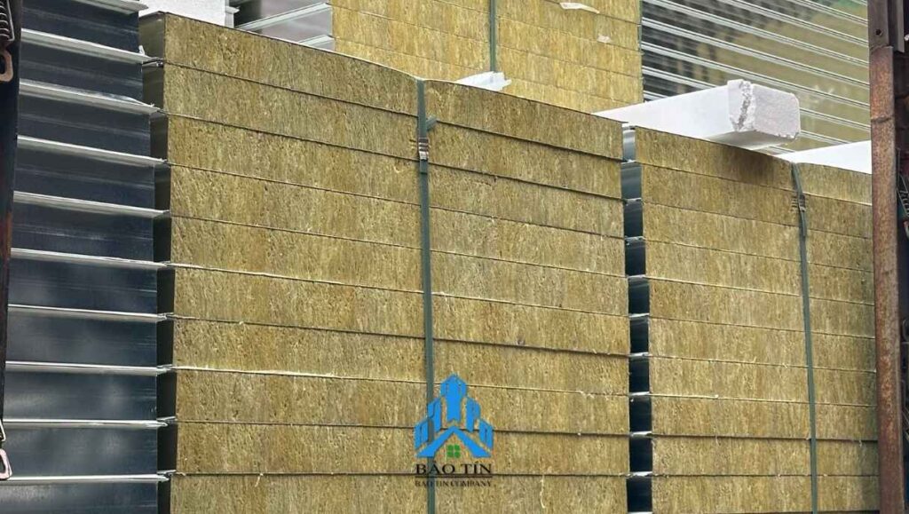 Panel Rockwool chống cháy và cách âm