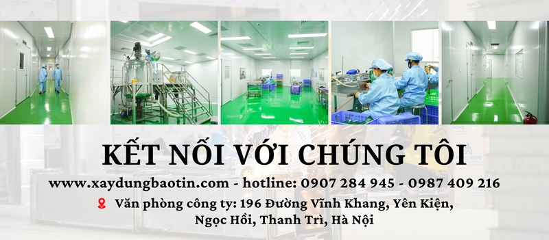 Bảo Tín đơn vị chuyên thi công panel công nghiệp uy tín tại Hà Nội