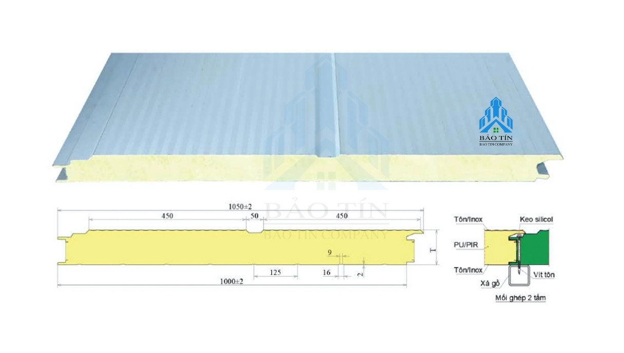 Vách panel ngoài trời chịu nắng mưa, bền đẹp cho công trình