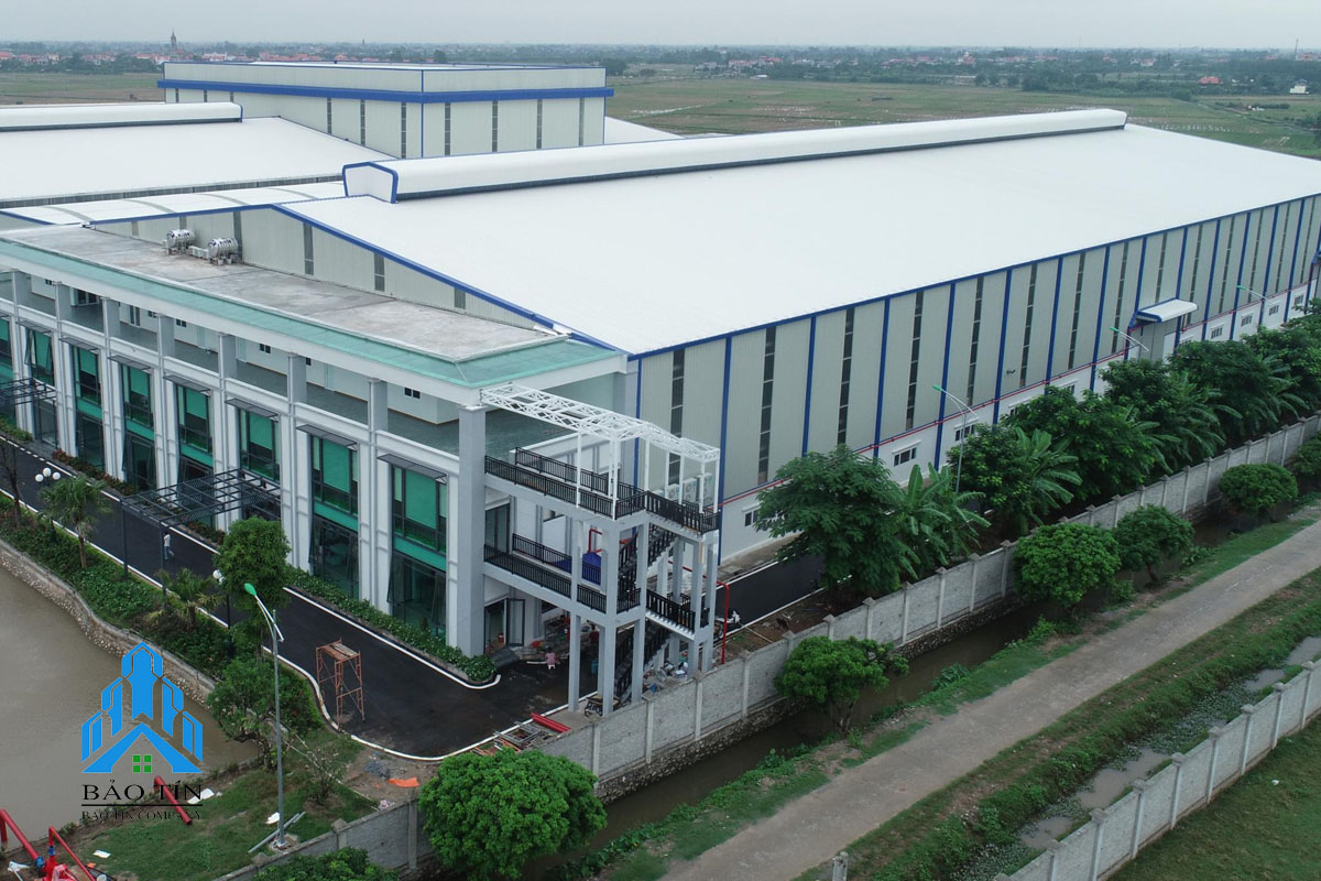 Thi công nhà máy sản xuất thực phẩm