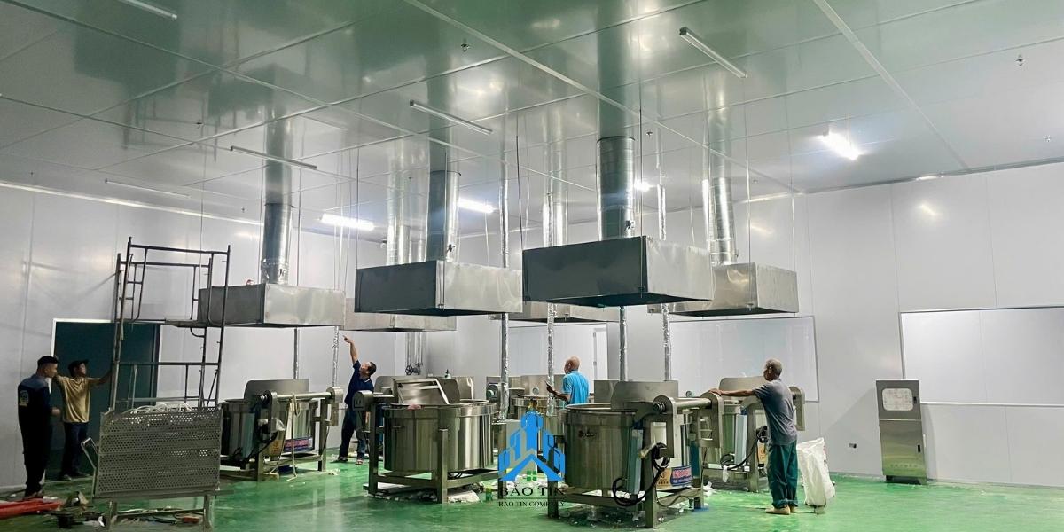 thi công trần và vách panel cho nhà xưởng