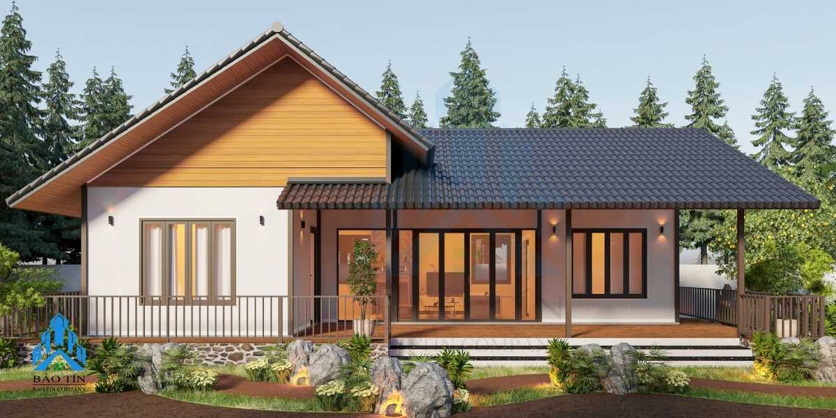 Nhà tiền chế, homestay lắp panel công nghiệp