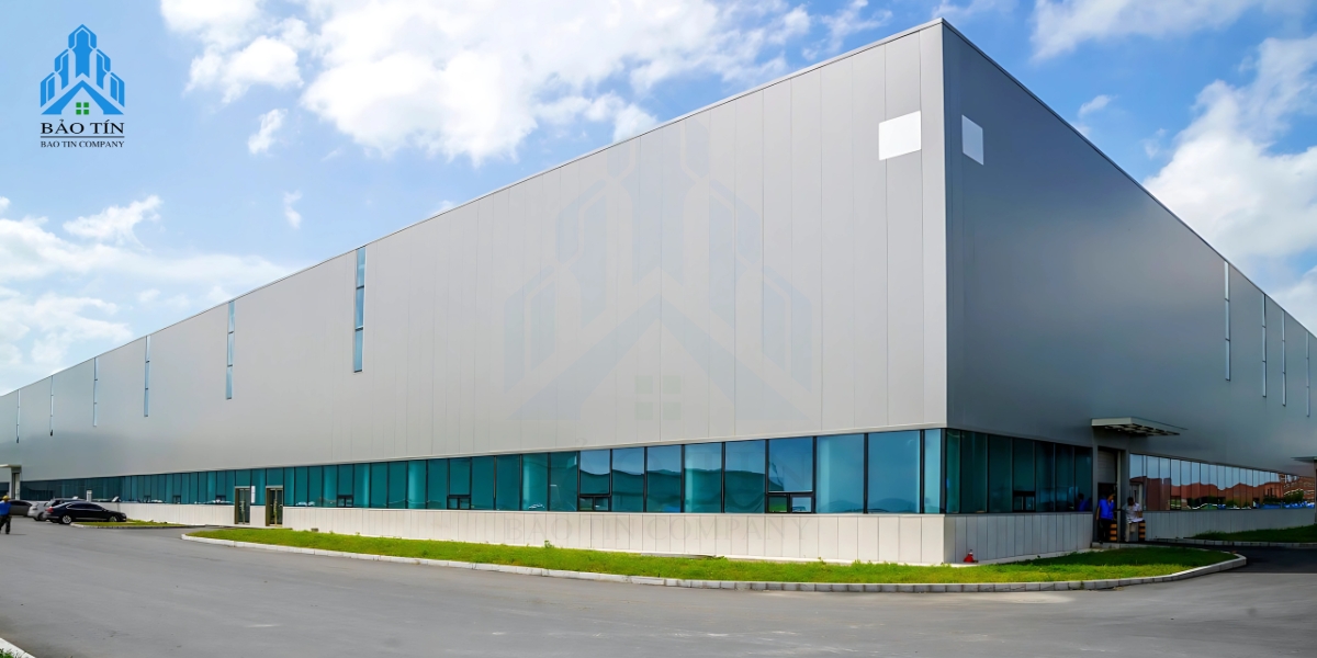 Nhà máy và khu công nghiệp sử dụng panel 