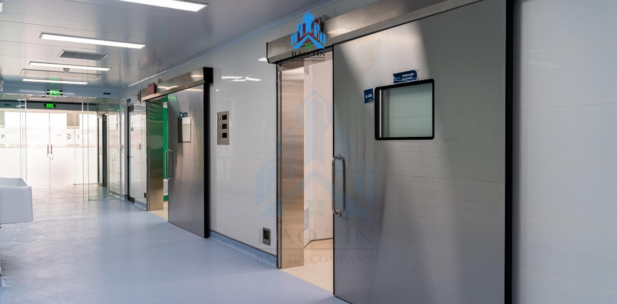 Cửa airlock phòng sạch bệnh viện