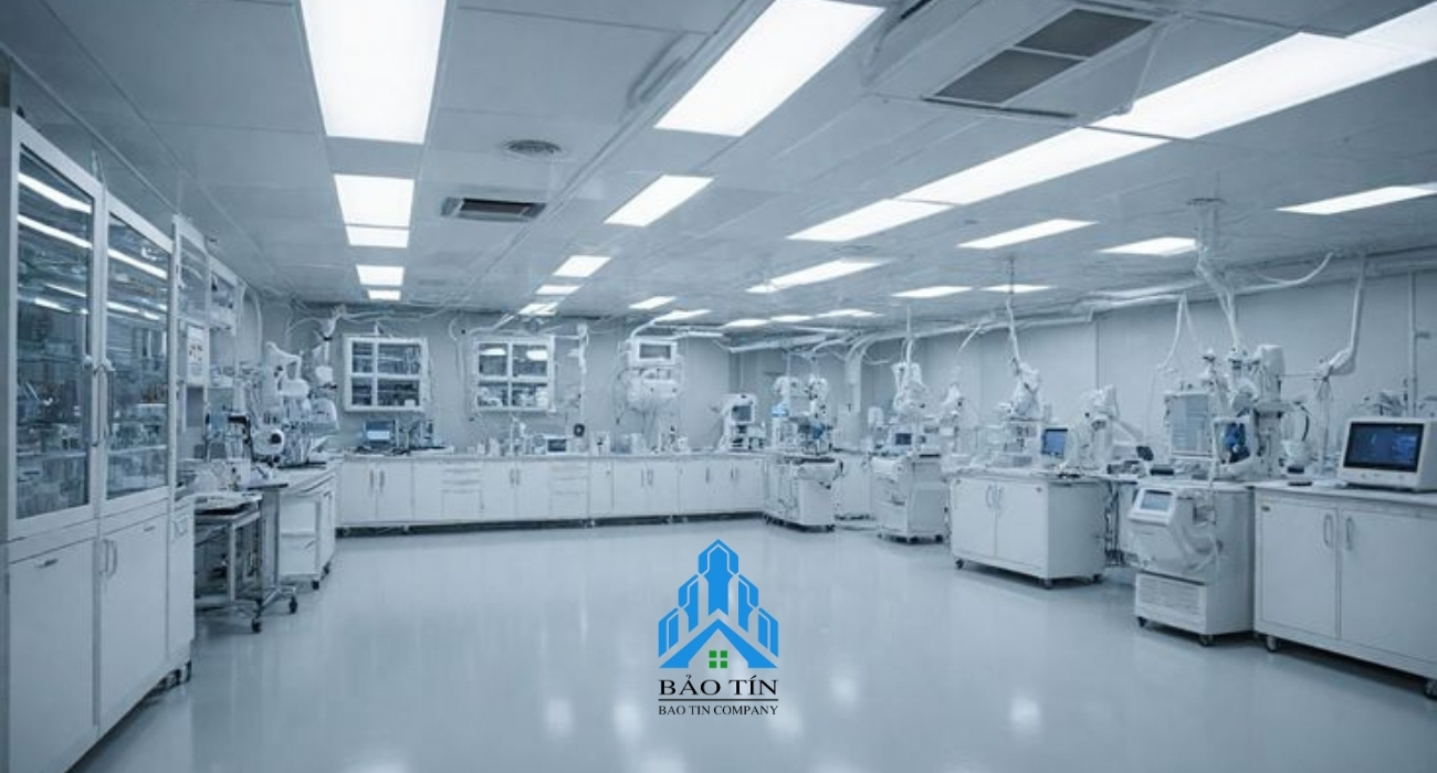 Báo giá thi công cơ điện phòng sạch (M&E) cho phòng điện tử