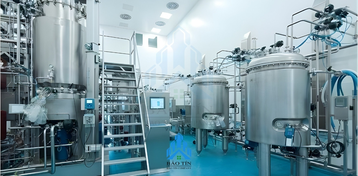 Thi công phòng sạch tại TP.HCM cho nhà máy sản xuất dược phẩm đạt GMP