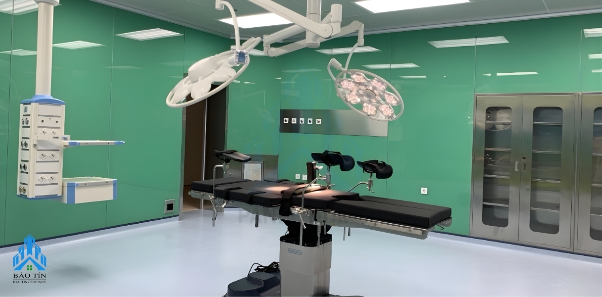 Tường và trần phòng sạch bệnh viện bằng panel PU, PIR, EPS