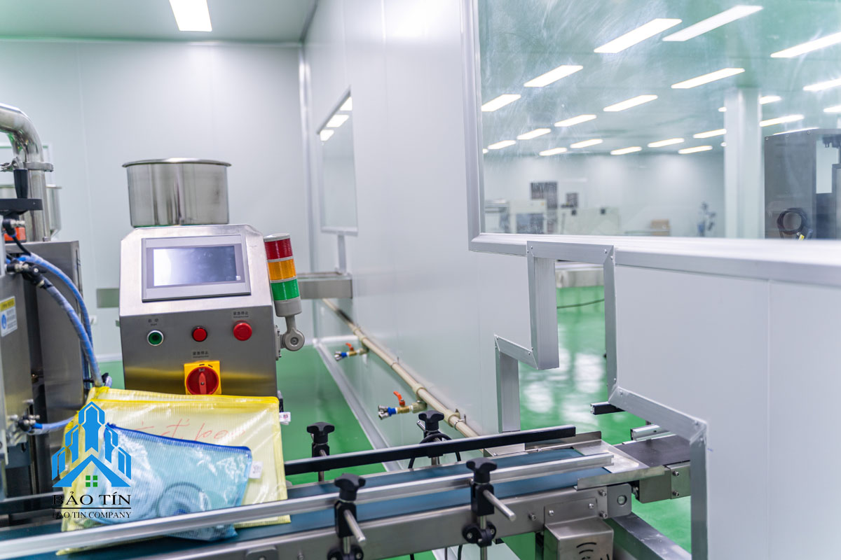 Thi công phòng sạch mỹ phẩm tại Hải Dương