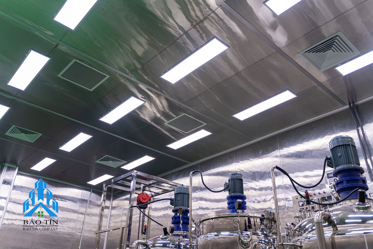 Thi công phòng sạch mỹ phẩm tại Hải Dương