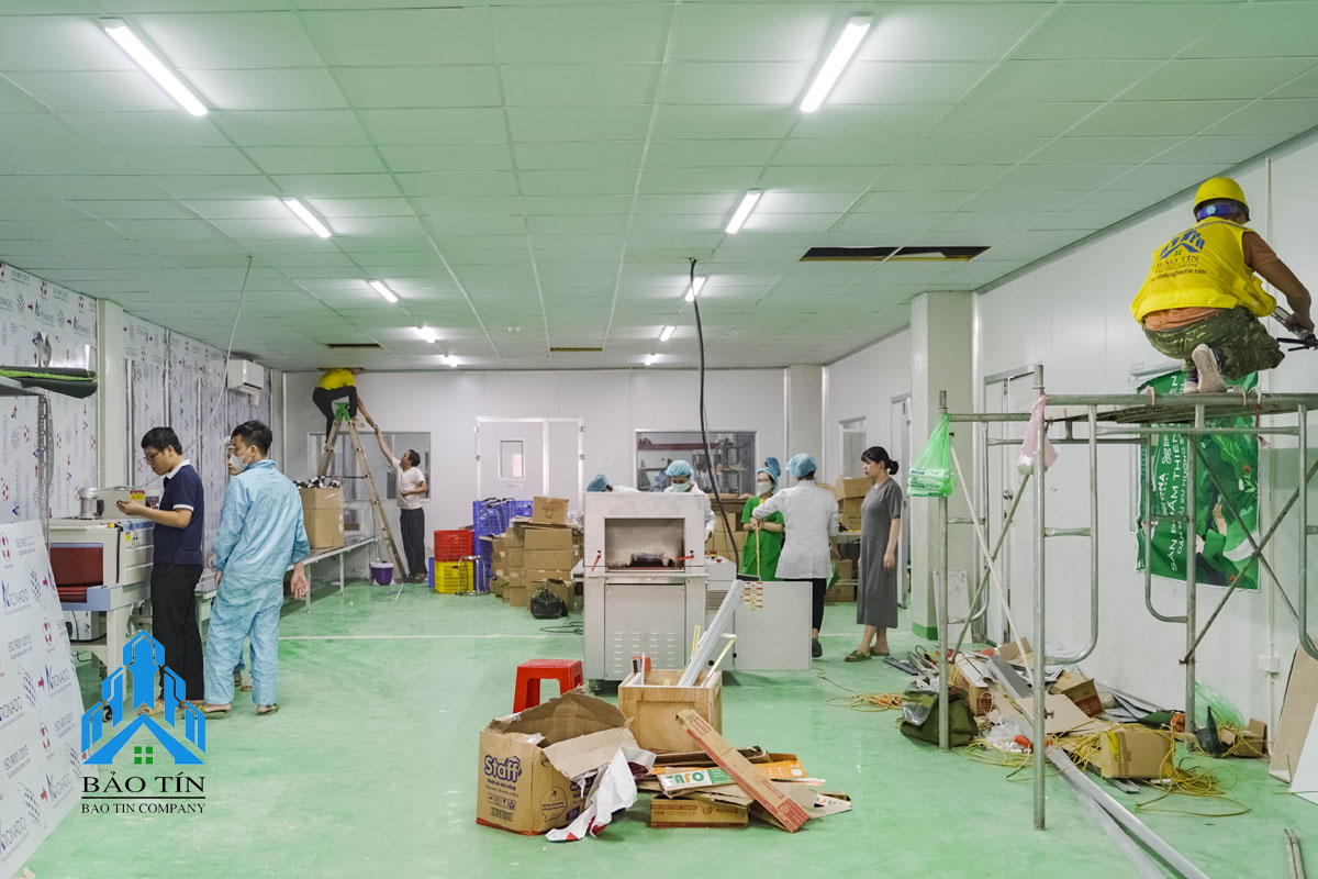 Dự án thi công phòng sạch Công thường tín hà nội