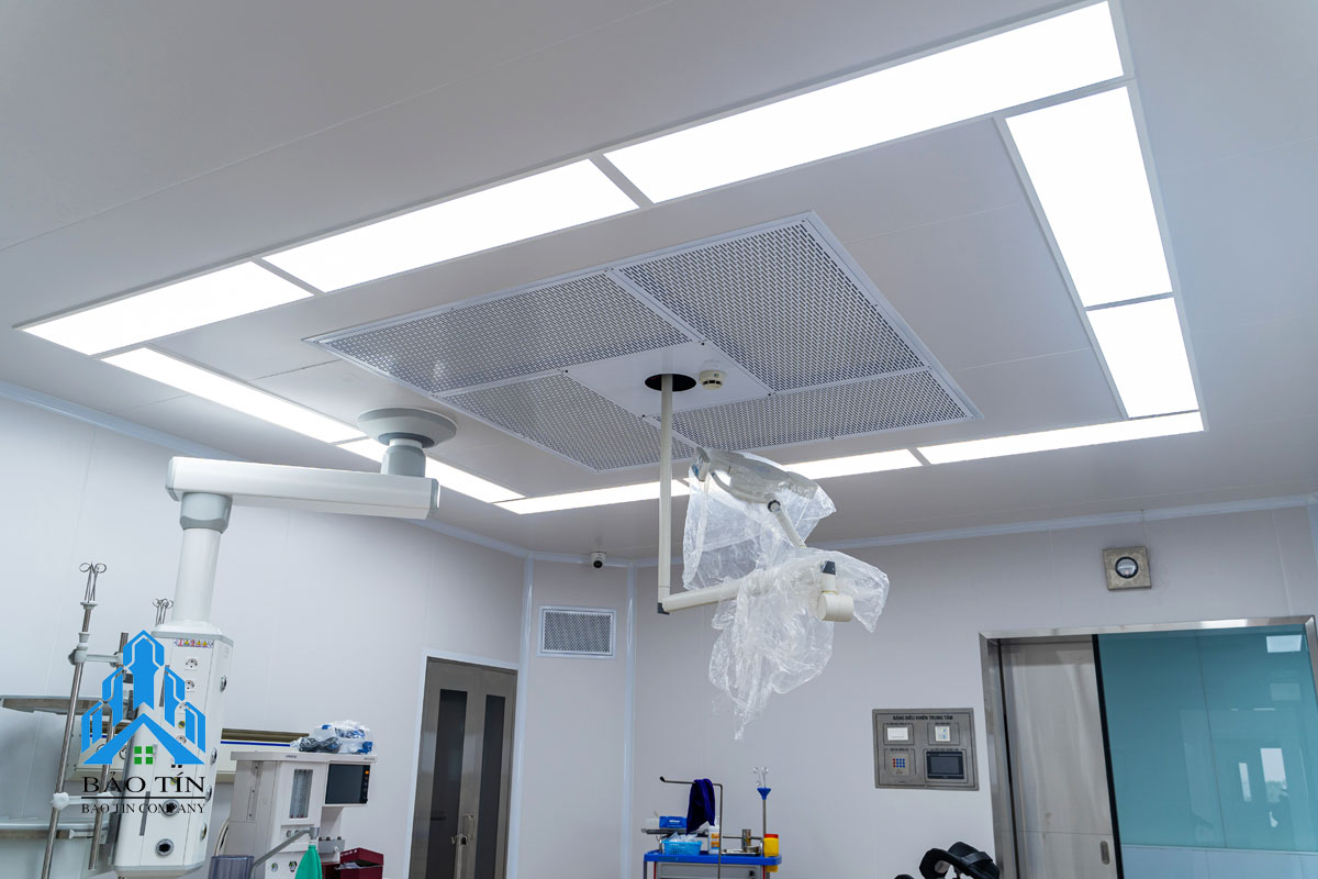 Thi công phòng sạch Bệnh Viện Đa Khoa Vĩnh Phúc