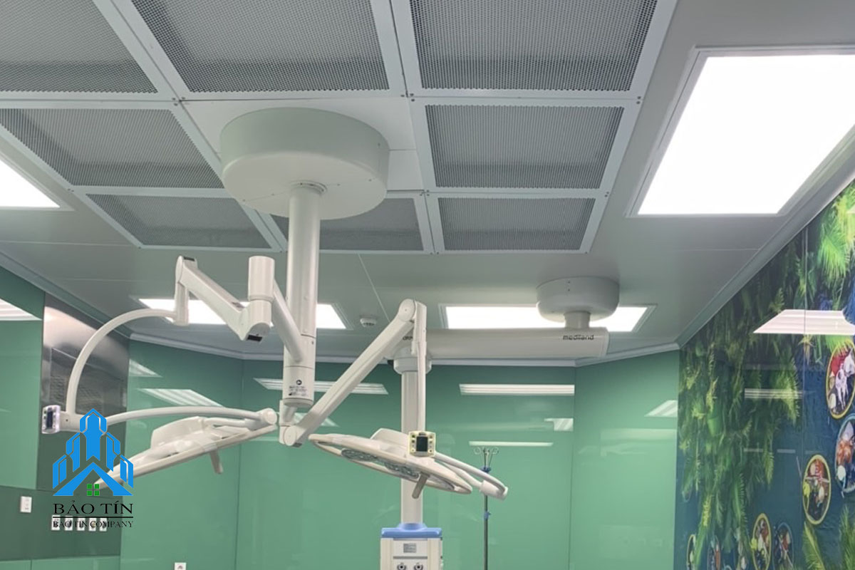 Thi công phòng sạch bệnh viện Xây Dựng